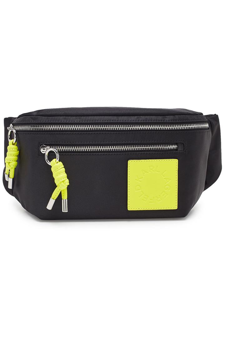 Karl Lagerfeld Karl Lagerfeld K/neon Belt Bag With Leather