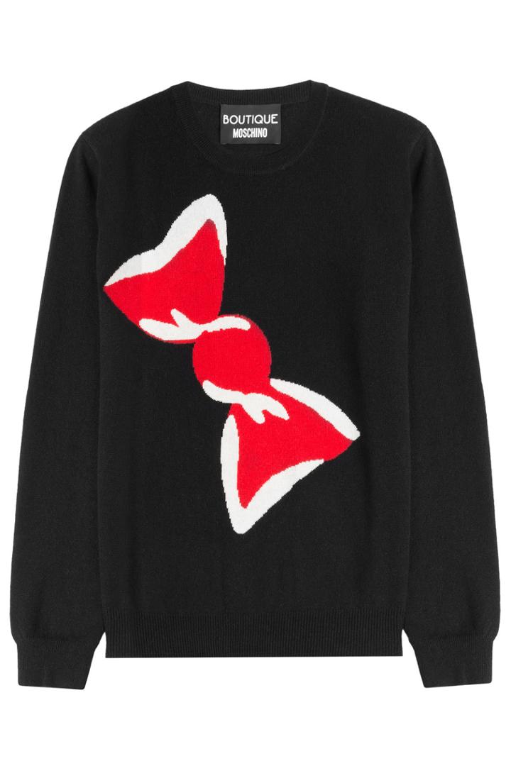 Boutique Moschino Boutique Moschino Cashmere Pullover With Candy Print - None