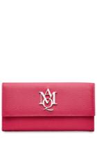 Alexander Mcqueen Alexander Mcqueen Leather Wallet With Logo Lettering - Pink