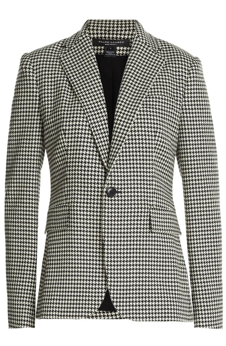Ralph Lauren Black Label Printed Wool Blazer