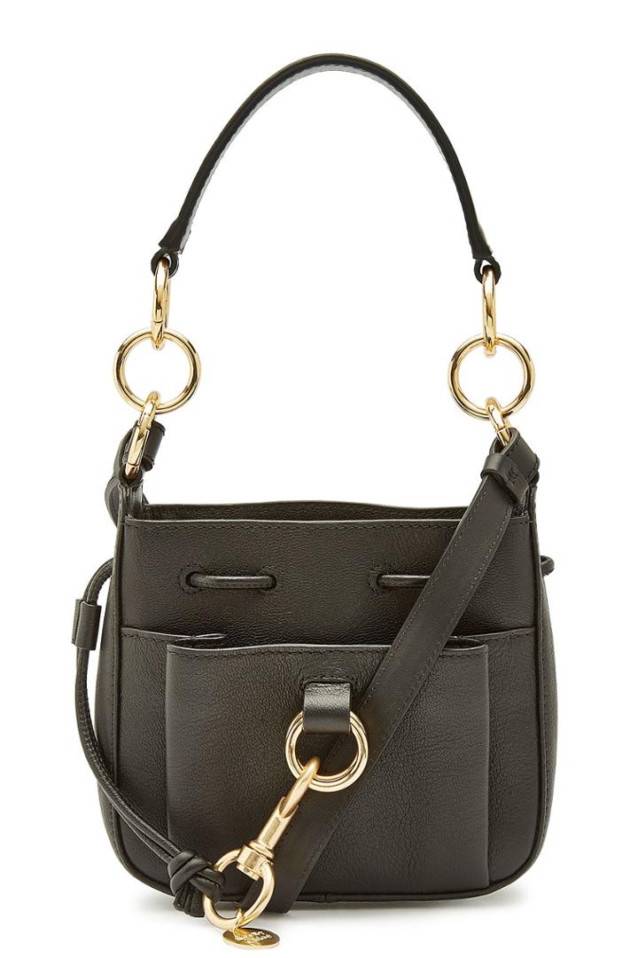 See By Chloé See By Chloé Leather Small Tony Bucket Bag