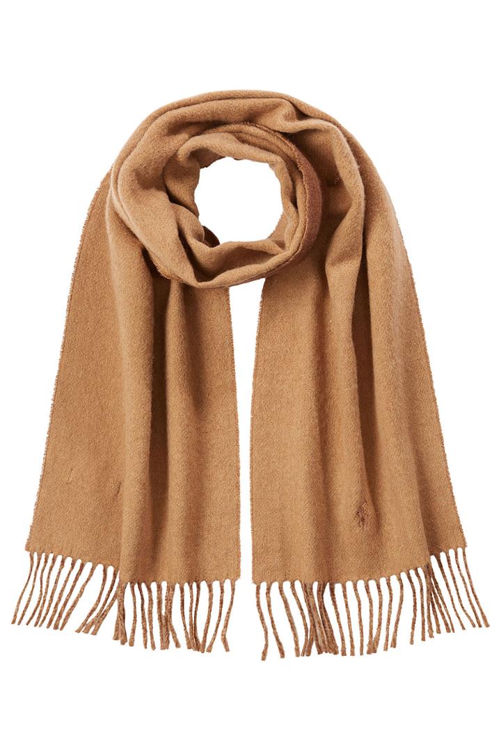 Polo Ralph Lauren Polo Ralph Lauren Scarf With Virgin Wool And Cotton - Camel