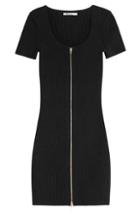 T By Alexander Wang Cotton Dress With Zipped Front