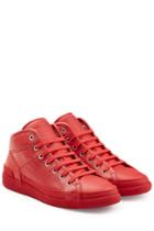Maison Margiela Maison Margiela Leather Sneakers - Red