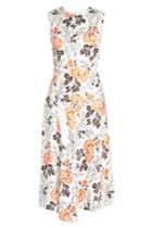 Victoria Beckham Victoria Beckham Printed Silk-blend Dress