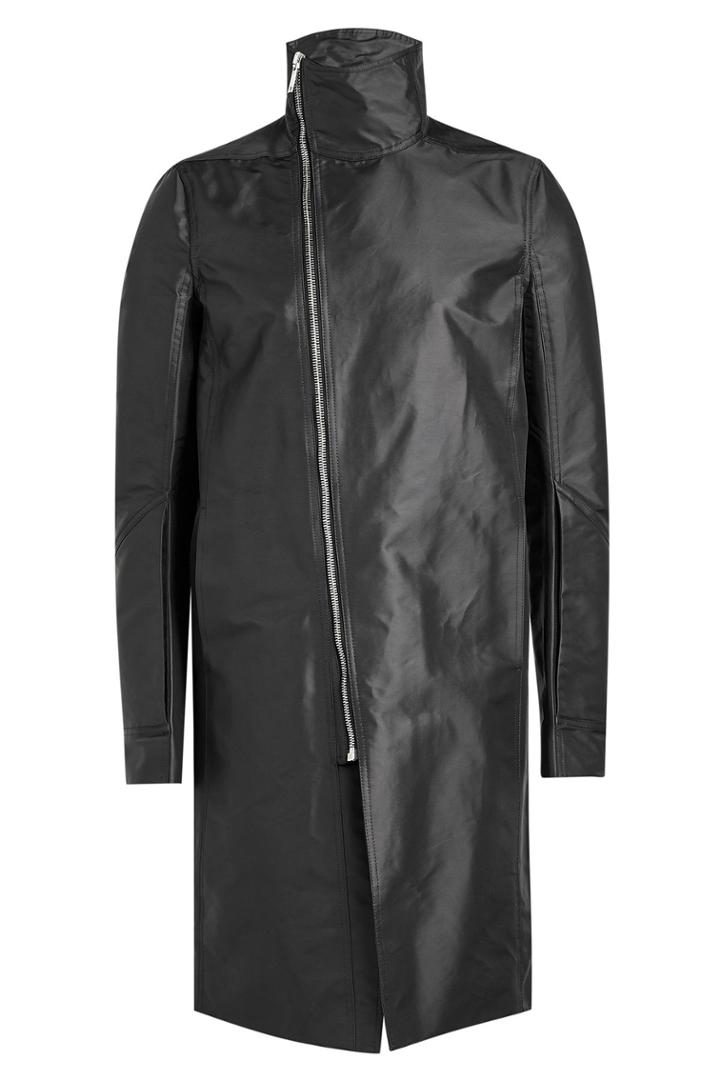 Rick Owens Rick Owens Coat With Asymmetric Zipper