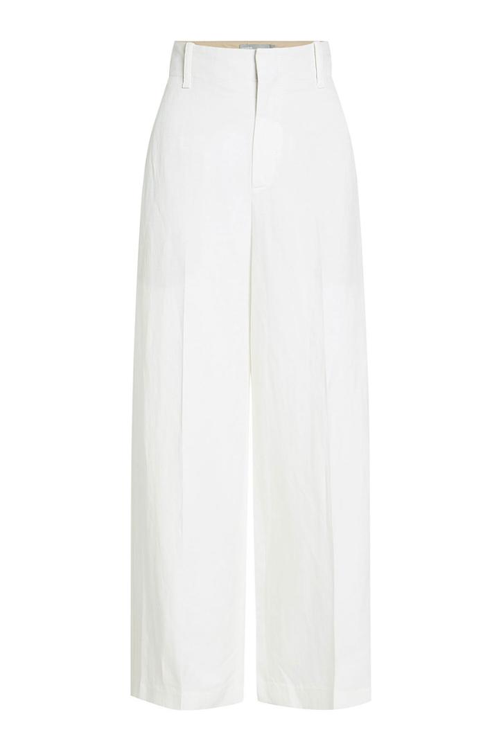 Vince Vince Linen And Cotton Wide-leg Pants