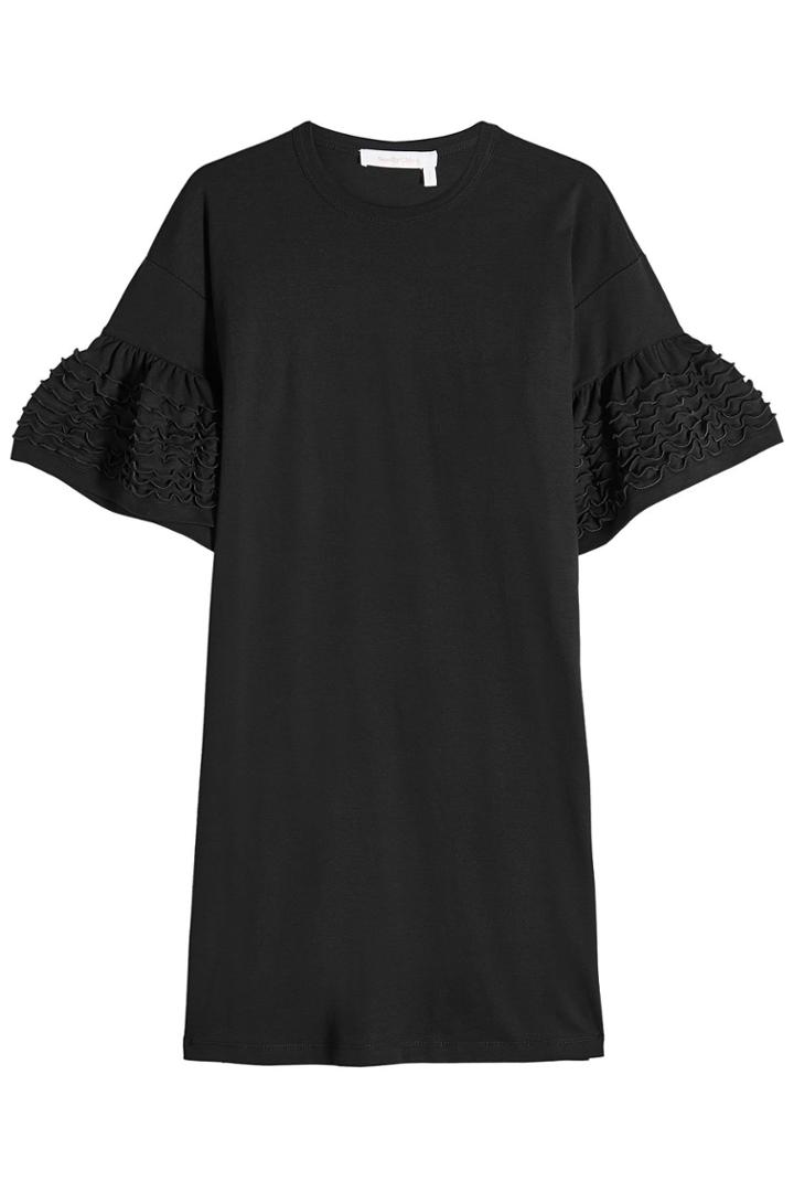 See By Chloé See By Chloé Jersey T-shirt Dress With Ruffles