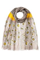 Marc Jacobs Marc Jacobs Daisies Printed Scarf With Silk - Multicolor