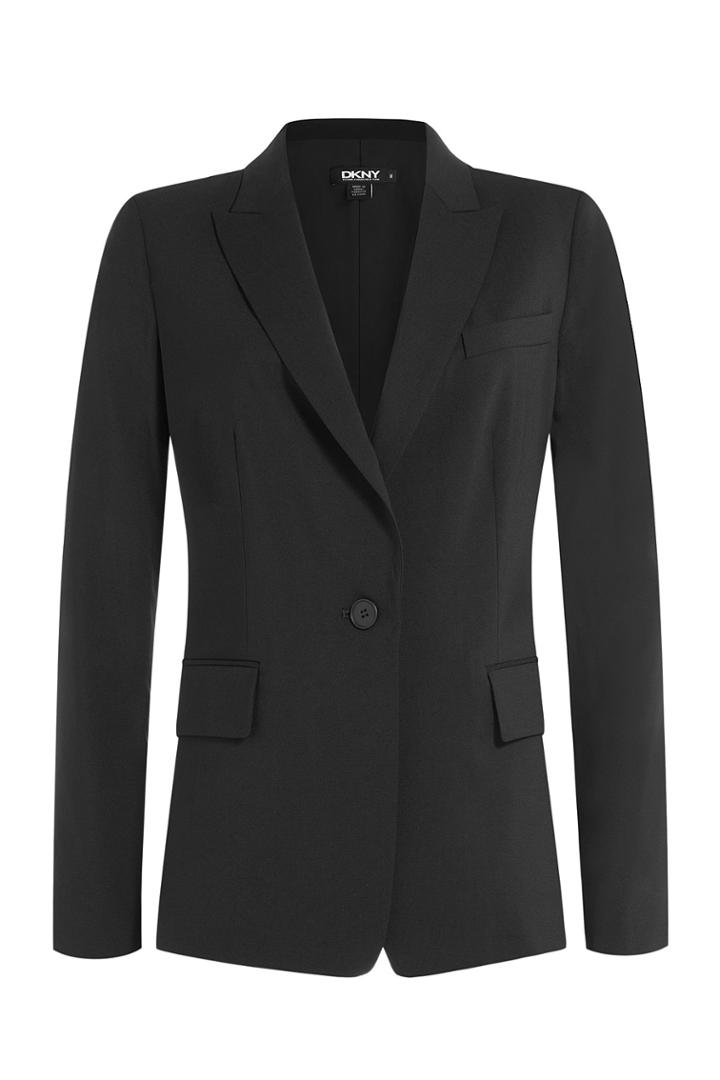 Dkny Dkny Wool Blazer - Black