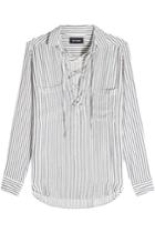 The Kooples The Kooples Striped Blouse With Cotton