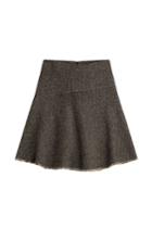 Etro Etro Flared Wool Skirt - Brown
