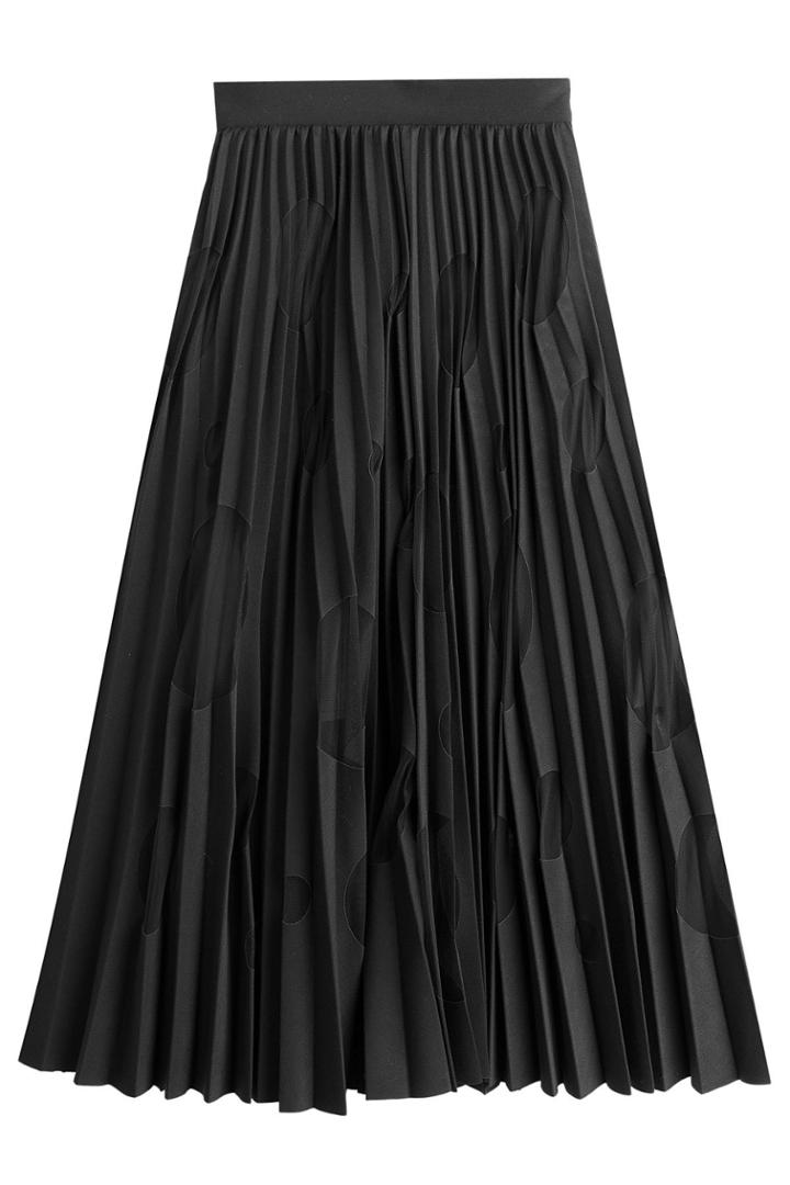 Msgm Msgm Pleated Skirt With Spot Print