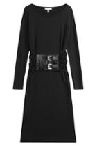 Michael Kors Michael Kors Dress With Leather Belt - Black