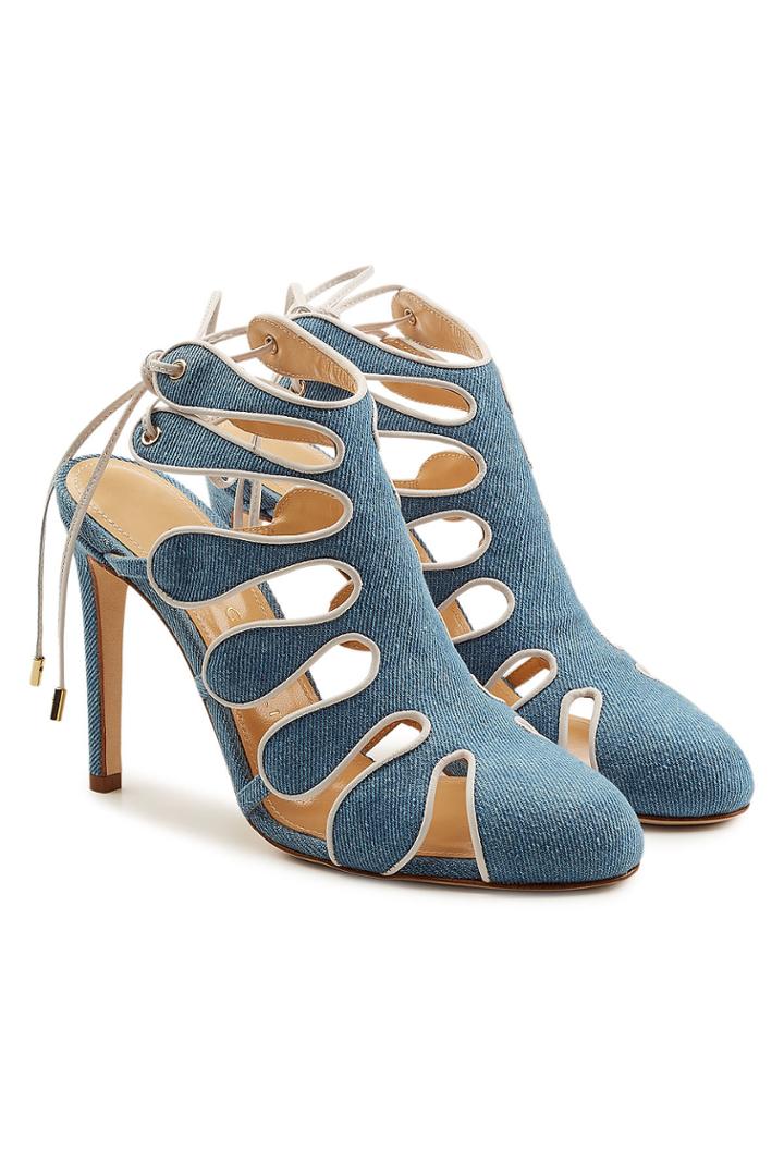Chloe Gosselin Chloe Gosselin Calico Denim Pumps