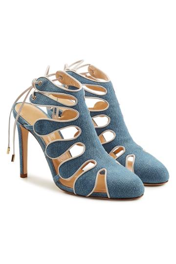 Chloe Gosselin Chloe Gosselin Calico Denim Pumps