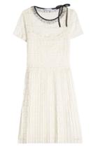 Red Valentino Red Valentino Lace Dress With Pleats