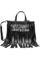 Balenciaga Balenciaga Logo Fringed Leather Tote