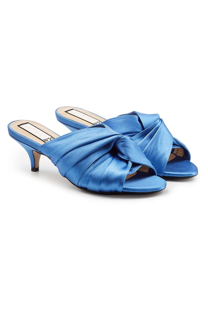 N°21 N°21 Twist Satin Mules