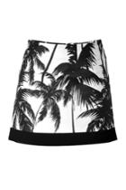 Fausto Puglisi Fausto Puglisi Palm Tree Mini-skirt - Black