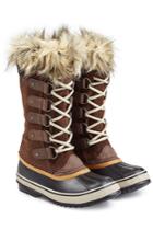 Sorel Sorel Joan Of Arctic Tall Boots With Faux Fur - Brown