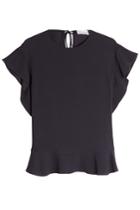 R.e.d. Valentino R.e.d. Valentino Top With Self-tie Detail - Black