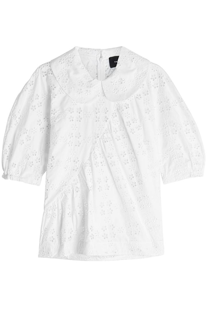 Simone Rocha Simone Rocha Broderie Anglaise Top With Cotton