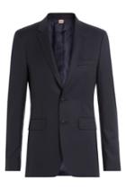 Burberry London Burberry London Wool Blazer - Blue