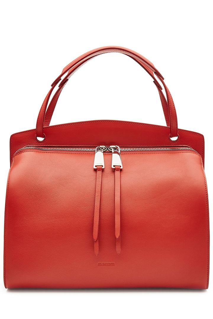 Jil Sander Jil Sander Blunt Leather Tote