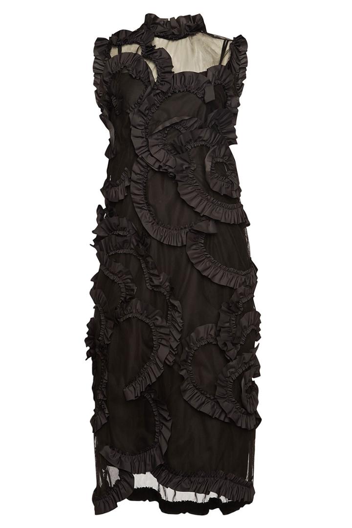 Moncler Genius Moncler Genius 4 Moncler Simone Rocha Midi Dress With Ruffles