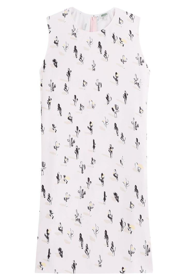 Kenzo Kenzo Cactus Print Dress - Rose