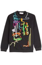 Peter Pilotto Embellished And Emroidered Cotton Sweatshirt