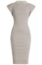 Rick Owens Short Sleeve Sculptural Dress