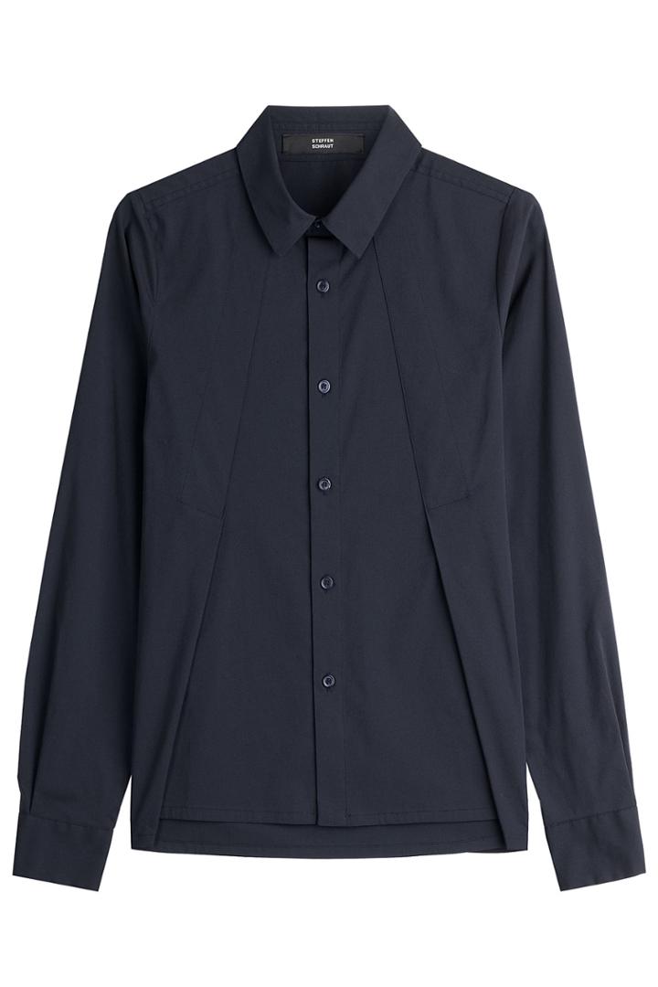 Steffen Schraut Steffen Schraut Cotton Blend Blouse - Blue