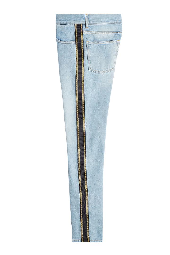 Palm Angels Palm Angels Trimmed Skinny Jeans