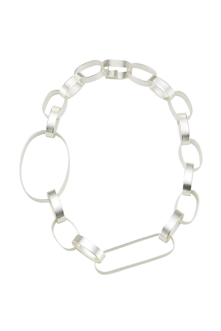 Maison Margiela Maison Margiela Mixed Loop Necklace - Silver