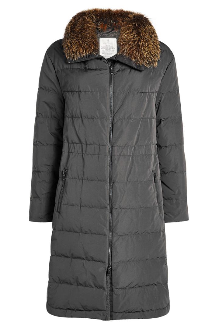 Brunello Cucinelli Brunello Cucinelli Coat With Fox Fur Collar