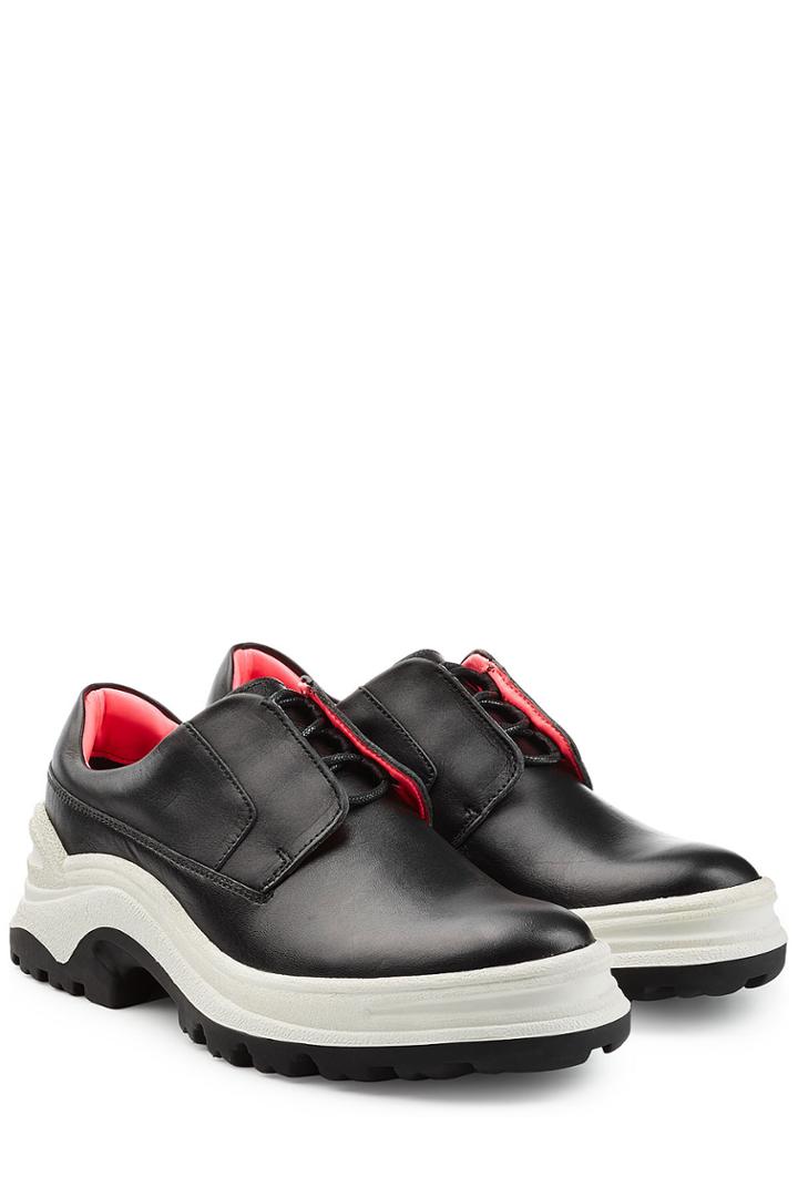Kenzo Kenzo Leather Lace-ups - Black