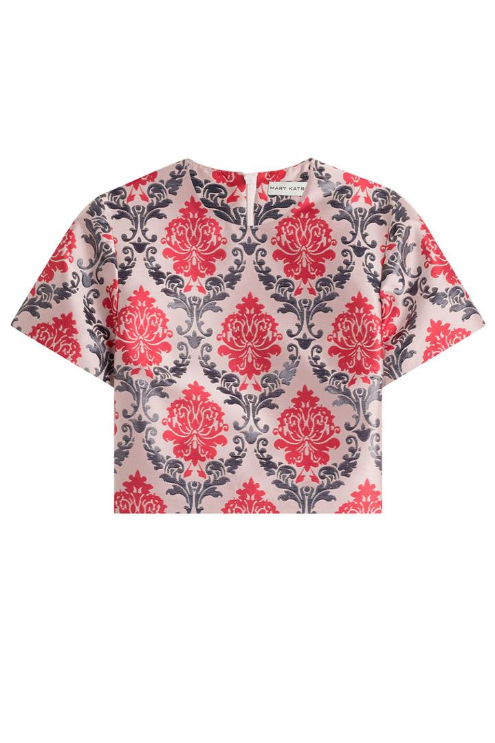 Mary Katrantzou Mary Katrantzou Cropped Jacquard Top