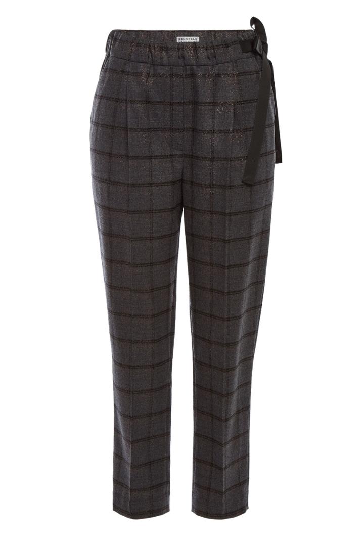 Brunello Cucinelli Brunello Cucinelli Printed Wool Pants