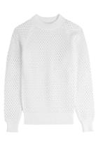 Carven Carven Knit Pullover With Cut-out Detail - White