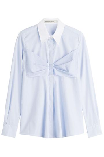 Mary Katrantzou Mary Katrantzou Cotton Shirt With Bow - Multicolored