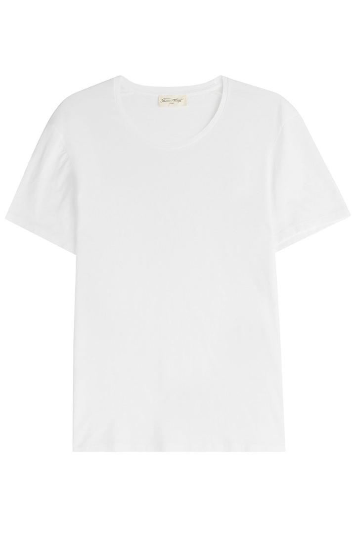 American Vintage American Vintage Cotton T-shirt With Round Neckline