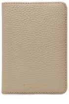 Marc Jacobs Marc Jacobs Leather Gotham Passport Cover - Beige