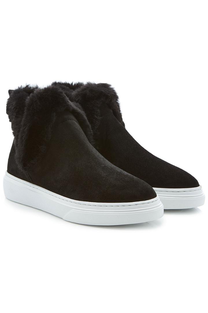 Hogan Hogan Slip-on Sneakers With Faux Fur Insole
