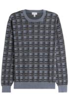 Brioni Brioni Printed Pullover With Cashmere And Silk