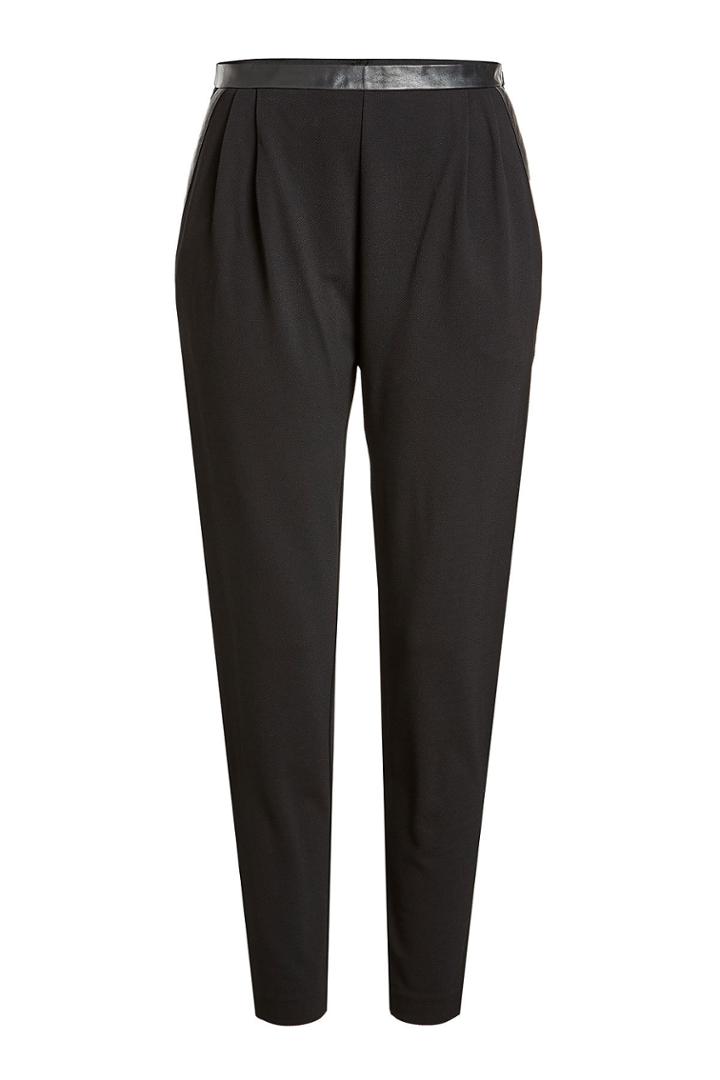 Max Mara Max Mara Tapered Pants With Leather