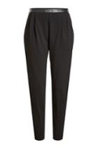 Max Mara Max Mara Tapered Pants With Leather