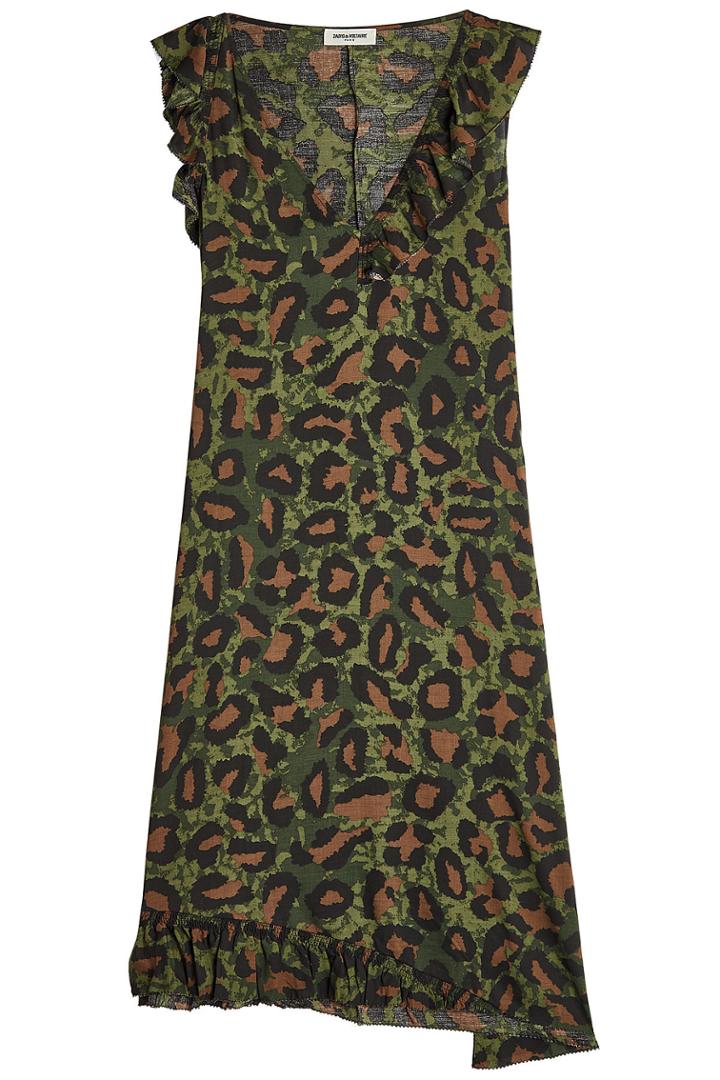 Zadig & Voltaire Zadig & Voltaire Printed Dress With Ruffles