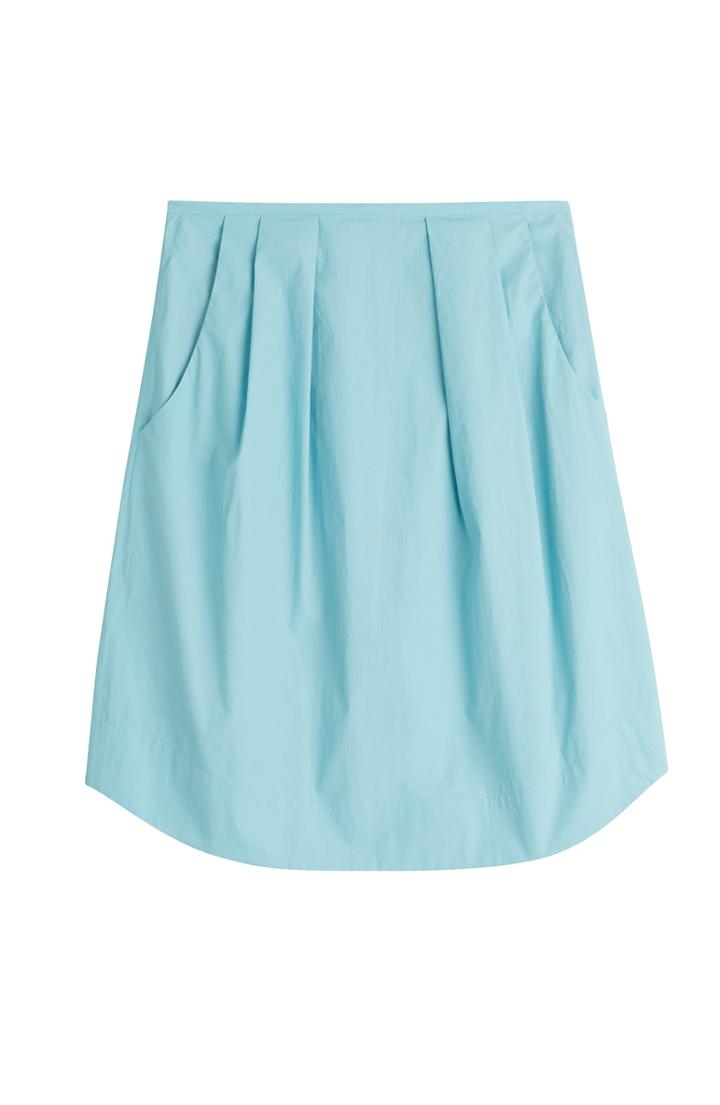 Jil Sander Navy Cotton Skirt